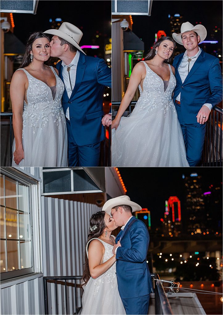 Bride and Groom Reception photos at 2616 Commerce Event Center 