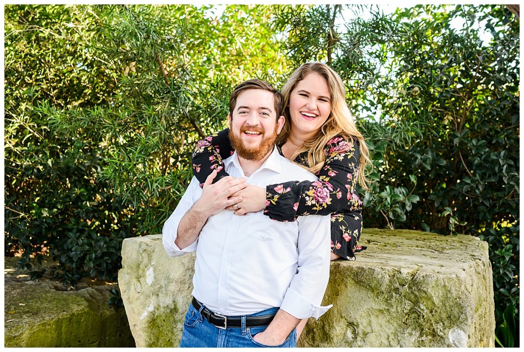 Arboretum engagement session