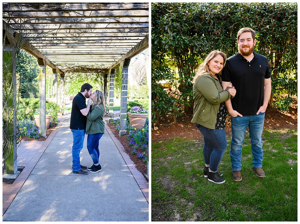 Arboretum engagement session