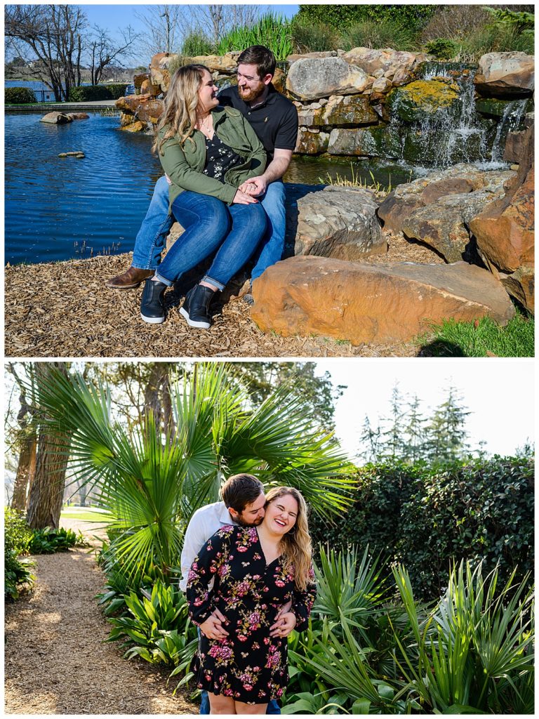 Arboretum engagement session