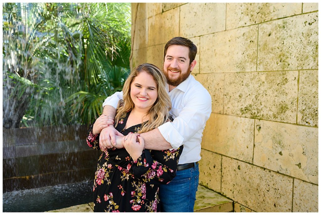 Arboretum engagement session