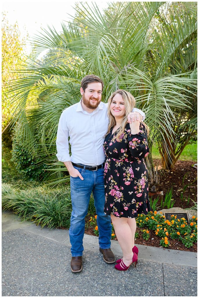 Arboretum engagement session