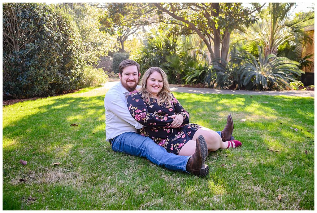 Arboretum engagement session