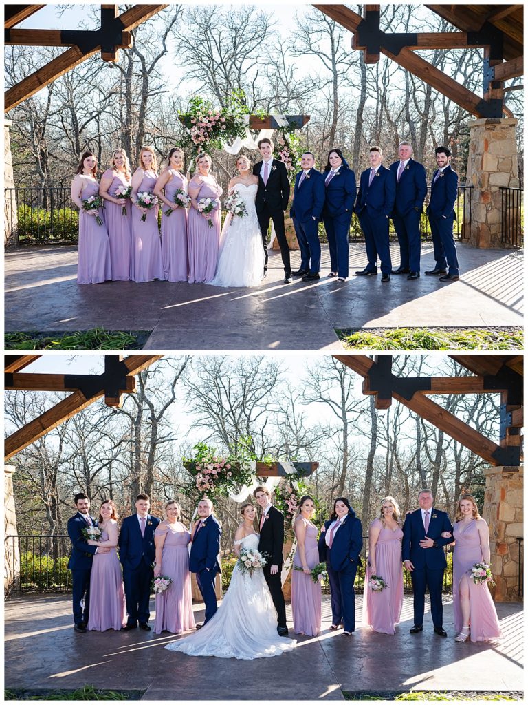 Wedding party photos 