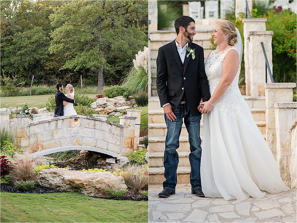 Bride and groom portraits at The Springs