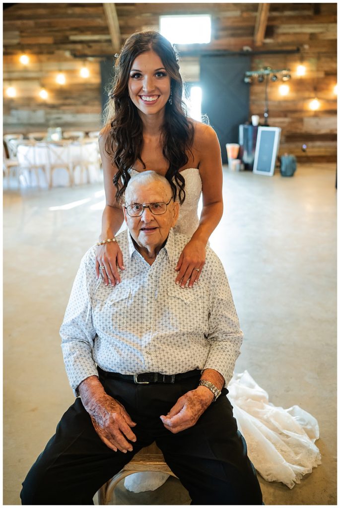 Bride with grandpa 