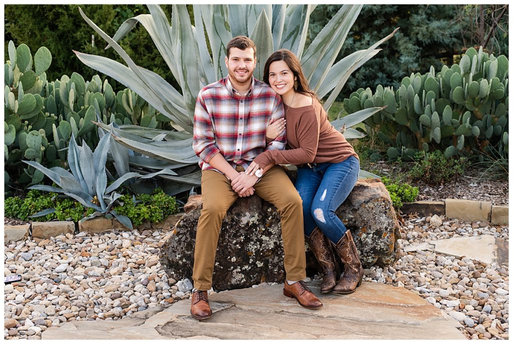 Engagement photos in Denton by wedding photographer