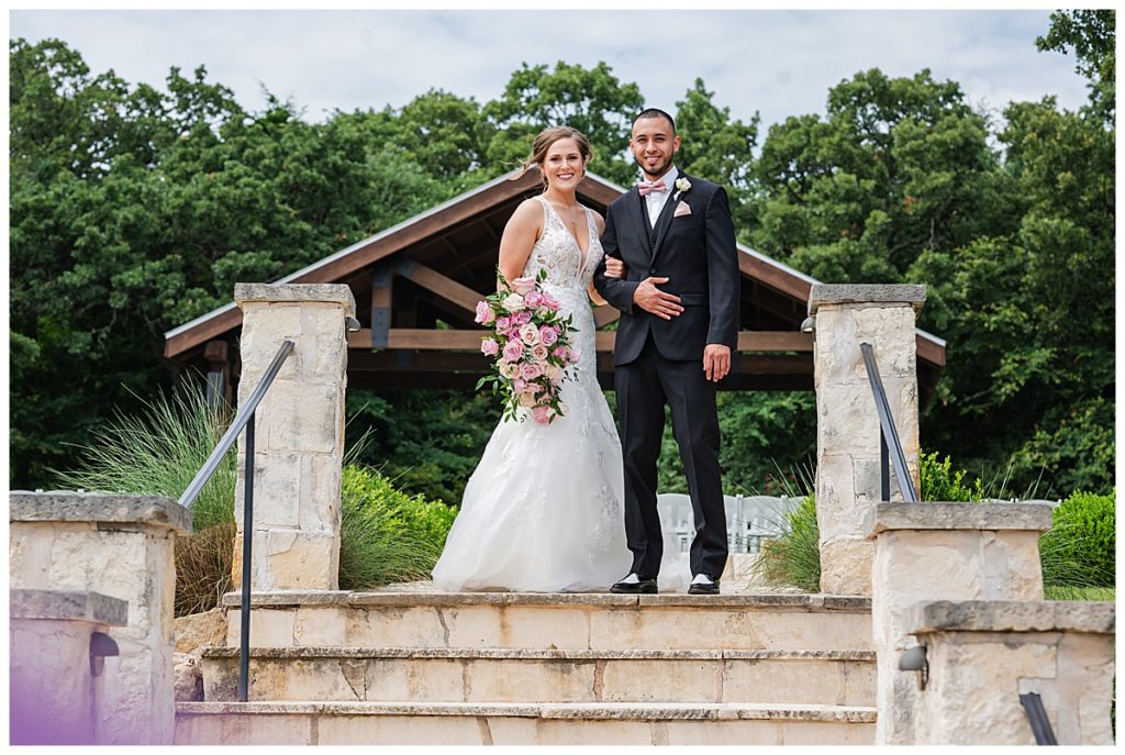 Bride and groom at The Ranch of The Springs Event Venues Denton 