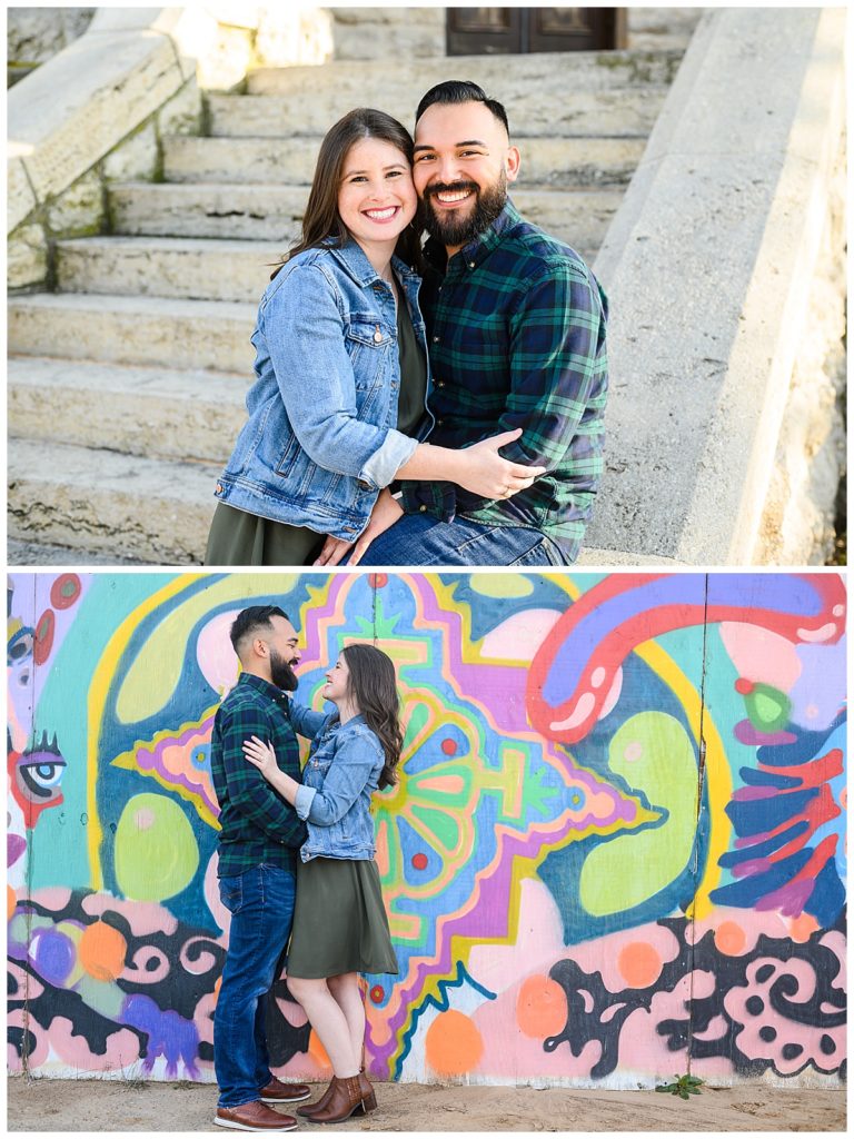 Downtown Denton Engagement Photos