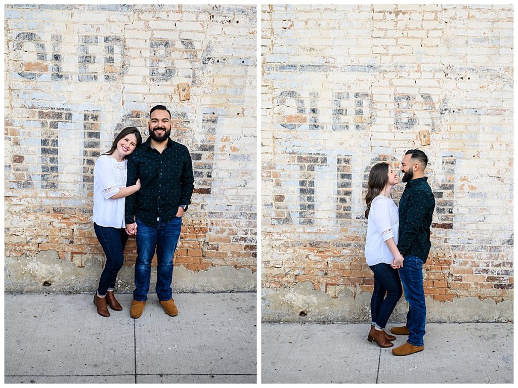 Downtown Denton Engagement Photos