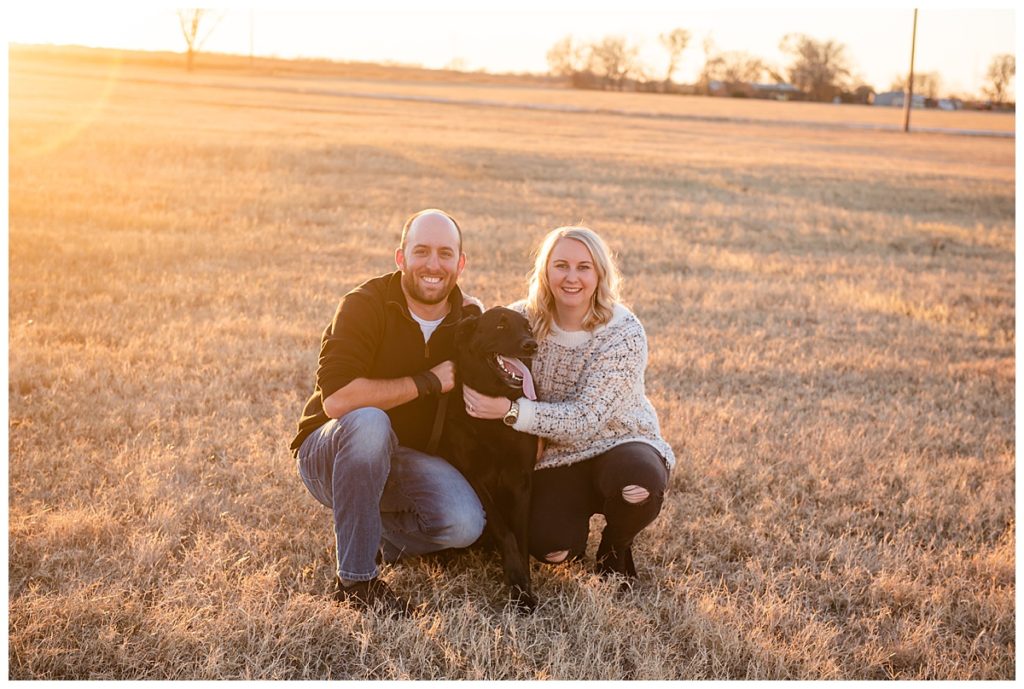 engagement photos with dogs