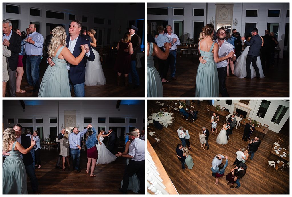 reception dancing photos at The French Farmhouse