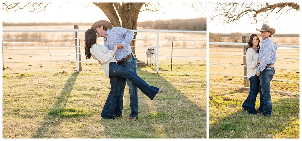Engagement photos in the country 