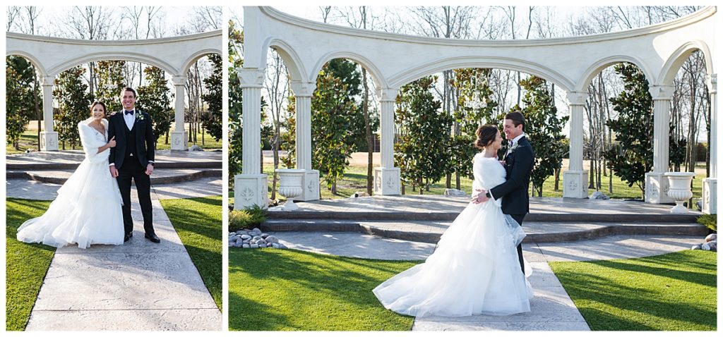 bride and groom outdoor photos at Knotting Hill 