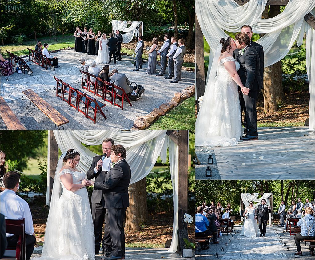 Outdoor Wedding Ceremony at La Cour