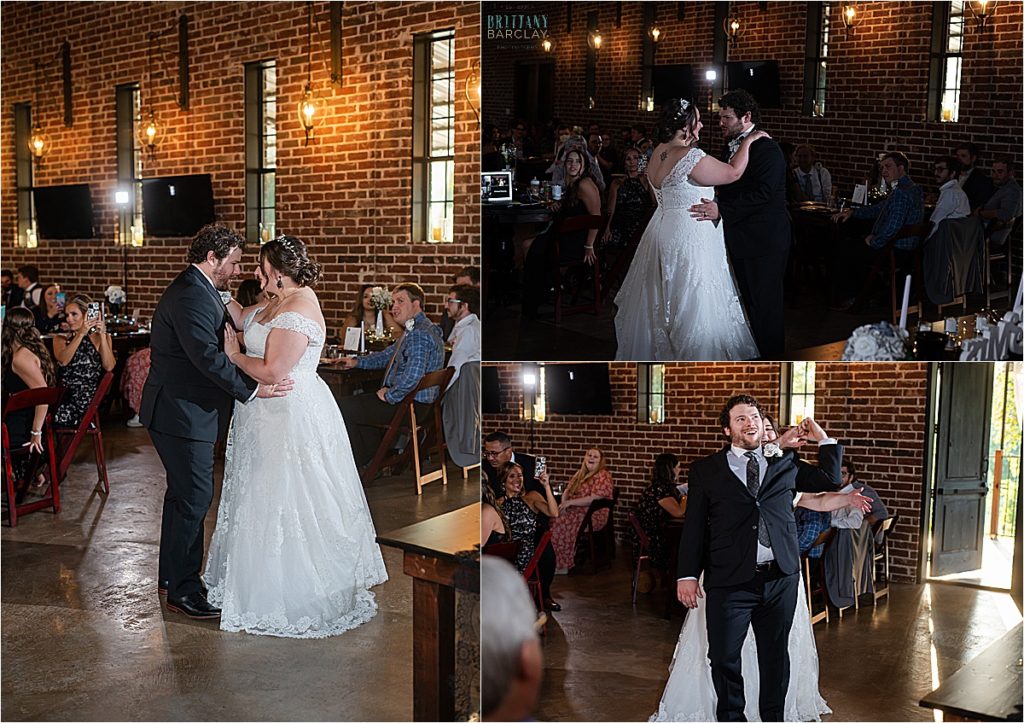 Bride and Groom First dance at La Cour