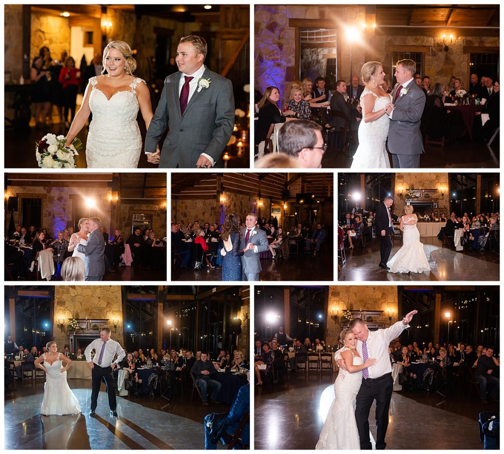 Reception Photos at The Lodge NYE wedding 