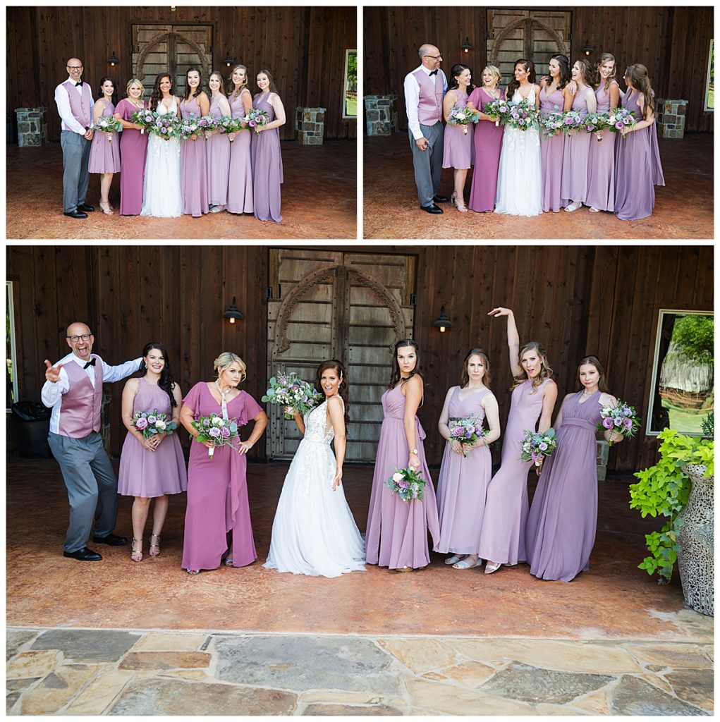 Bride and bridal party photos 