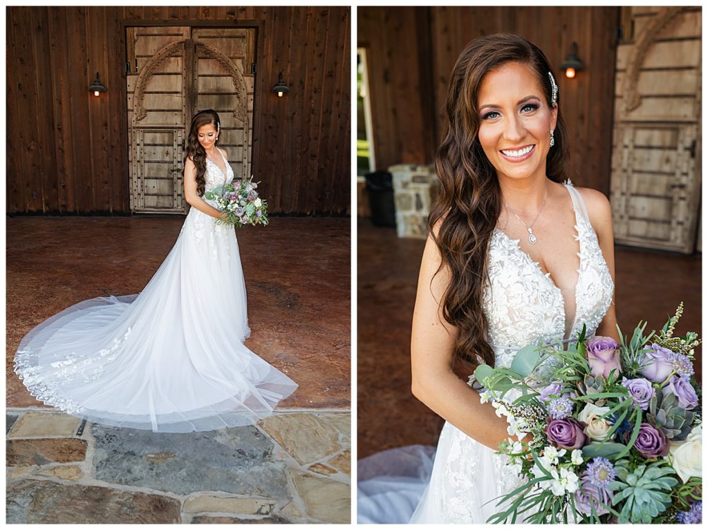 Beautiful bride at Lucky Spur Ranch 