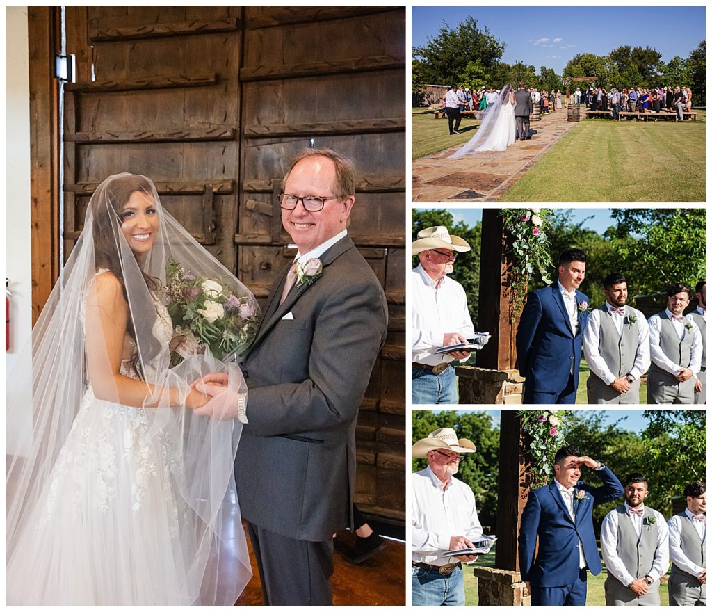 Ceremony photos at Lucky Spur 