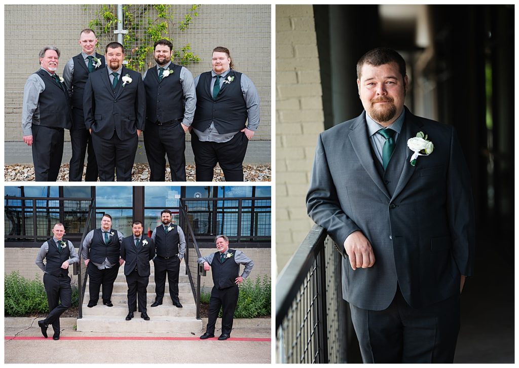 Groom and Groomsmen at On The Leeve