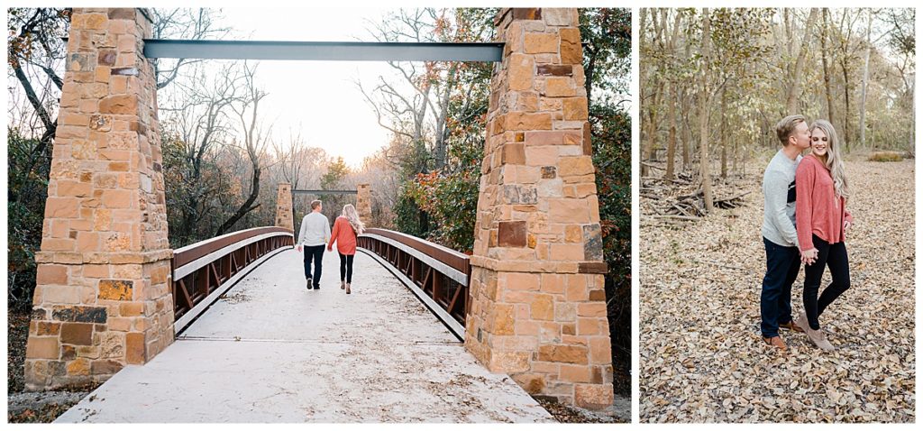 Fall engagement session in Plano Texas