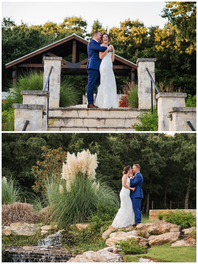 The Ranch Springs Aubrey bride and groom photos 