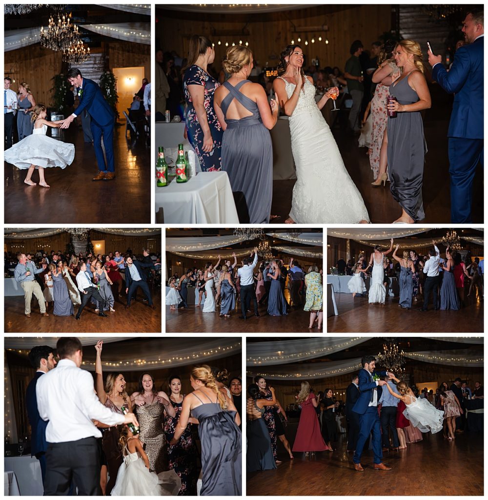 Reception dancing photos at The Ranch 