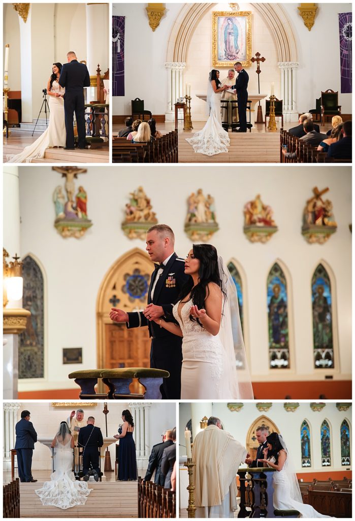 Ceremony photos at Cathedral Guadalupe
