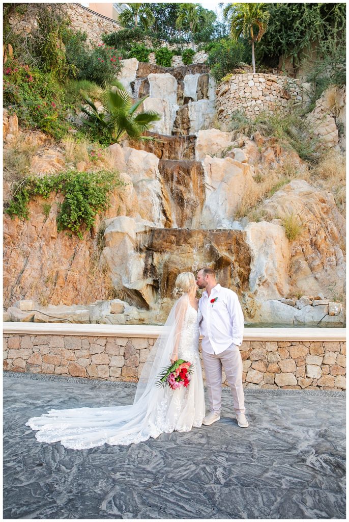 Sandos Finisterra Wedding Photos of bride & groom 