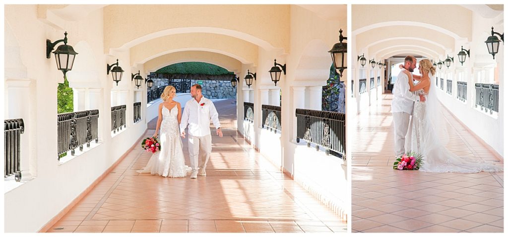 Sandos Finisterra wedding photos at hotel 