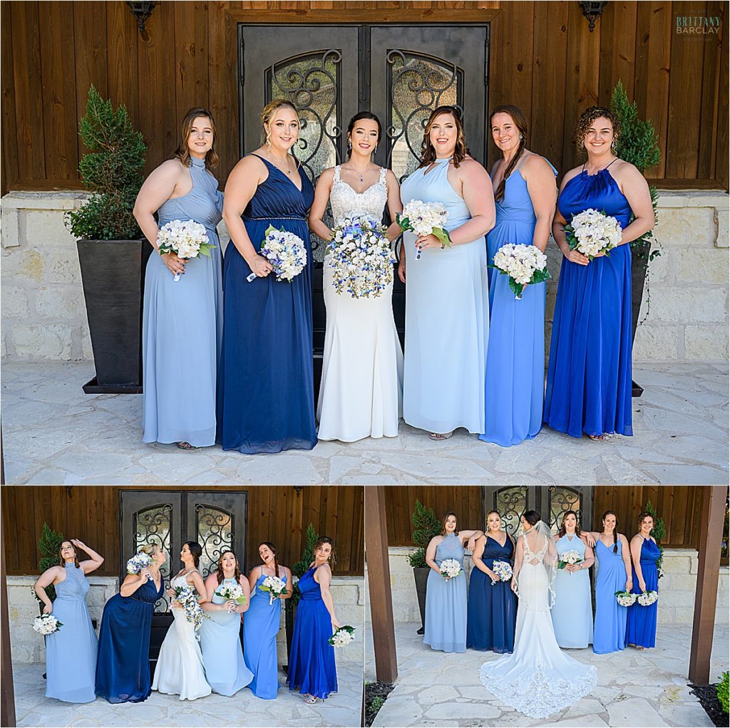 Bride and bridesmaids photos at The Ranch