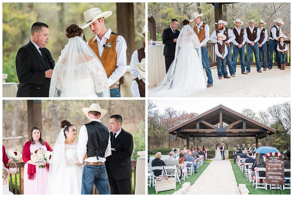 ceremony photos at The Ranch 