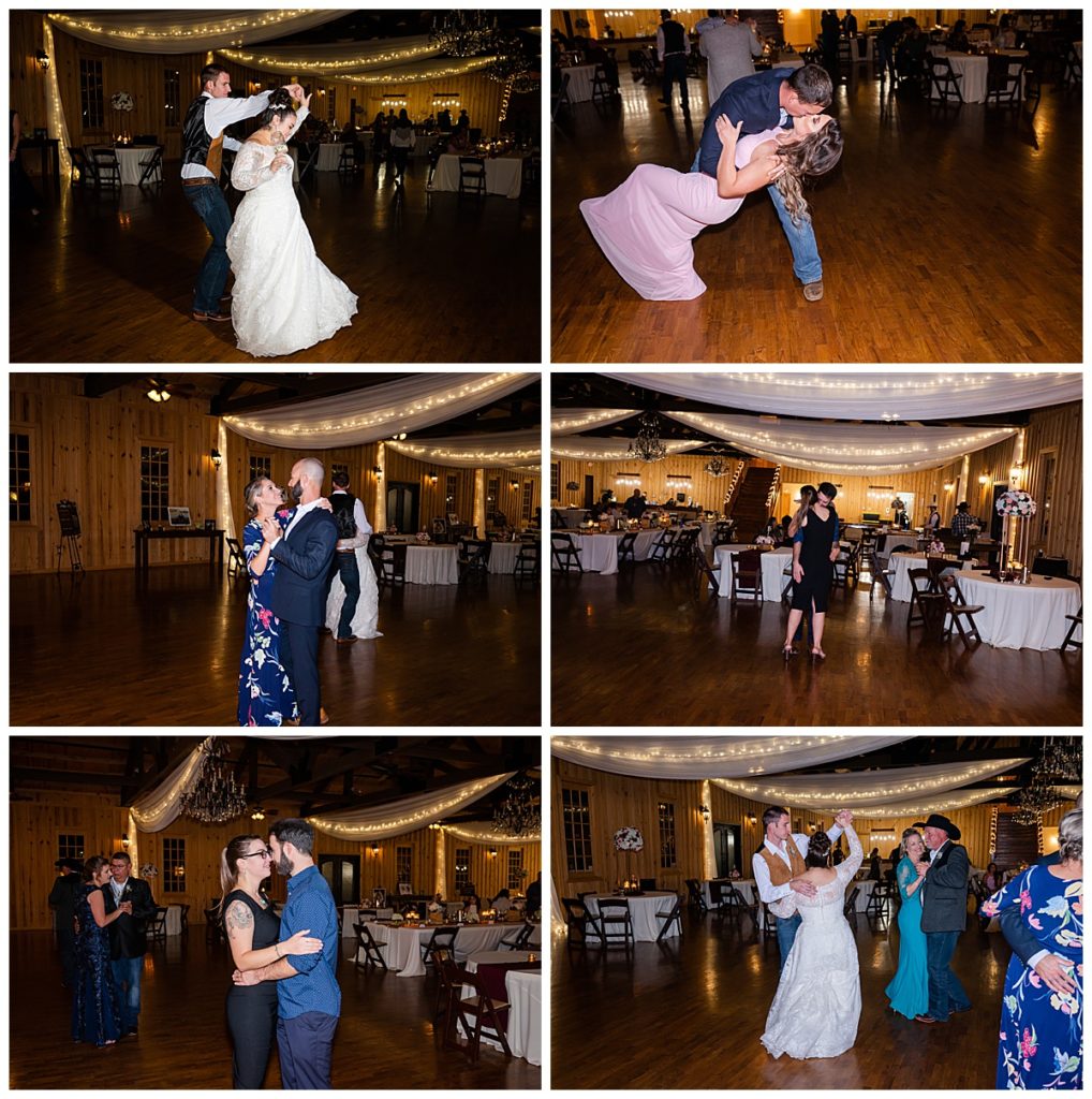 Reception photos of dancing 