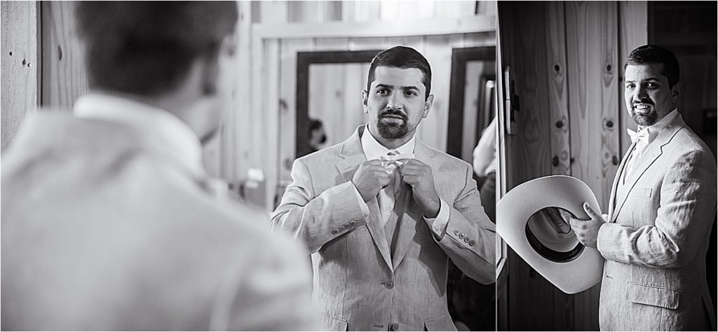 Groom getting ready photos