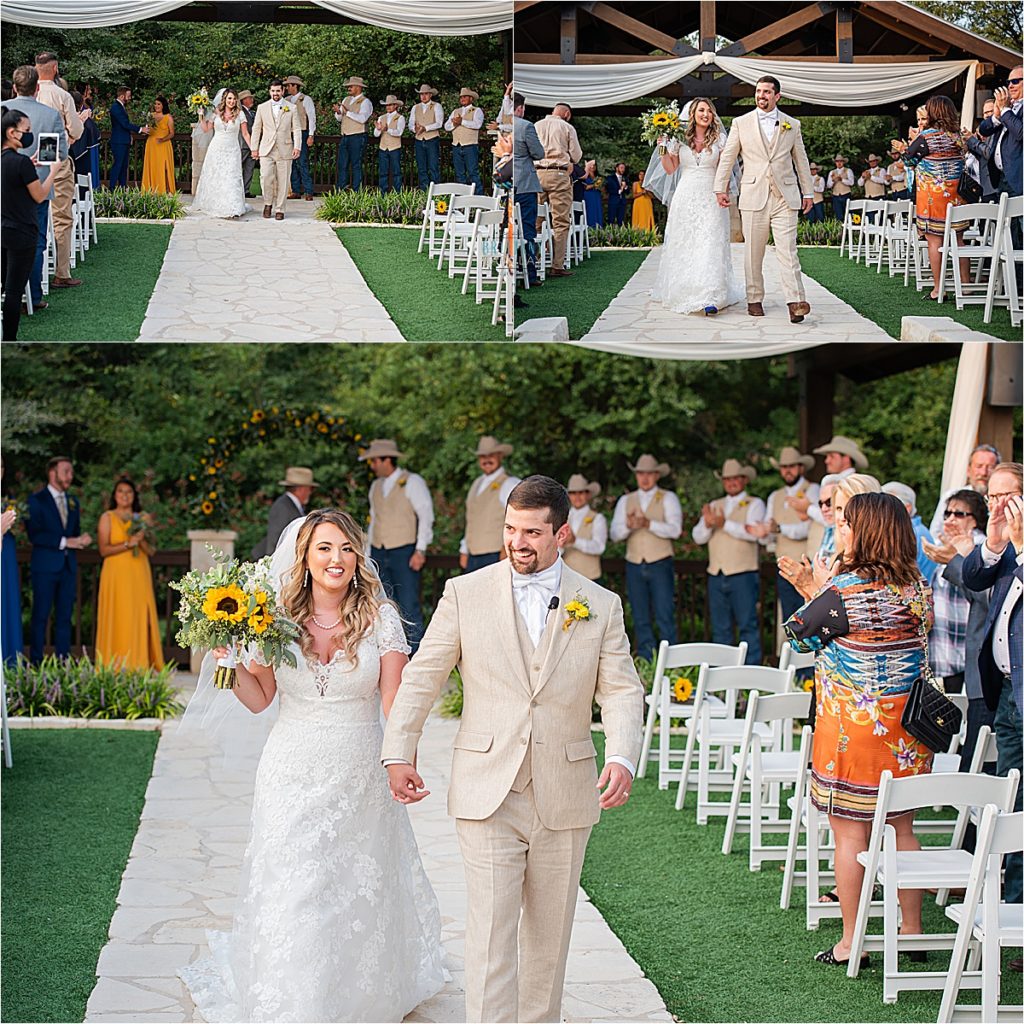 Ceremony photos at the springs ranch aubrey