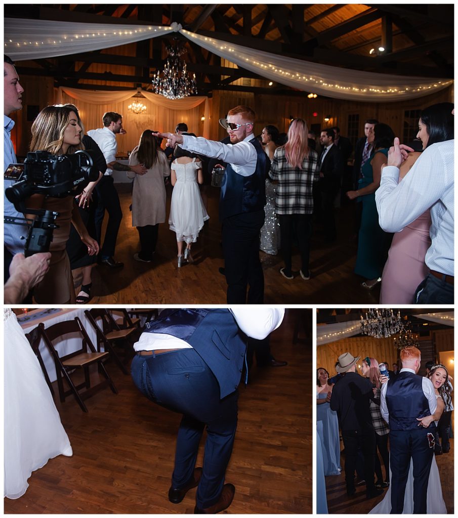 Groom ripped his pants on the dance floor at The Ranch