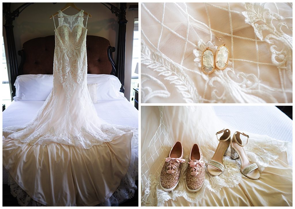 Bride's dress and details 