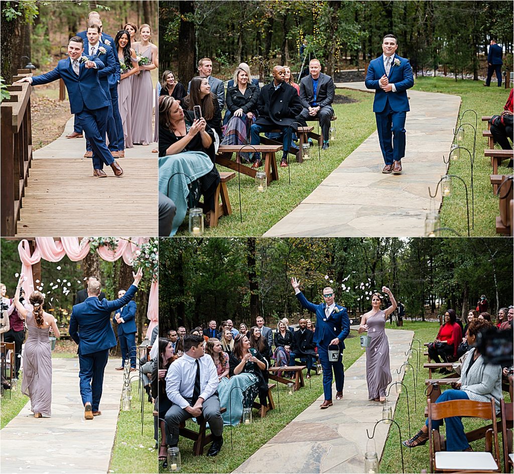ceremony photos at whispering oaks
