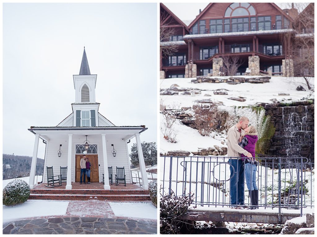 winter engagement session by Denton Wedding Photographer in Branson, MO